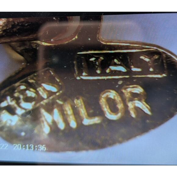 Milor Italy 14K Yellow Gold Heart Toggle Link Bracelet 7” 3.73g - Picture 4 of 6